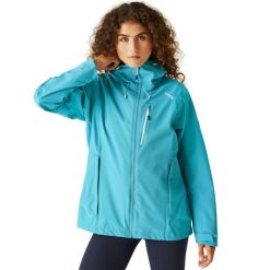 Kurtka przeciwdeszczowa damska Birchdale. Niebieskie kurtki przeciwdeszczowe damskie Regatta, bez kaptura. Za 229.99 zł.