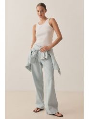 Blue Fire Dżinsy "Judy" - Wide leg - w kolorze błękitnym rozmiar: W27/L32. Niebieskie jeansy damskie Blue Fire, z podwyższonym stanem. Za 248.95 zł.