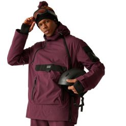 Męska Kurtka Narciarska II TBar Overhead. Fioletowe kurtki narciarskie i snowboardowe damskie Dare 2b, m, bez wzorów, z materiału, z kapturem, narciarskie. Za 230.99 zł.