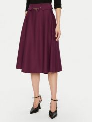 Rinascimento Spódnica midi CFC0121918003 Bordowy Regular Fit. Czerwone spódniczki damskie RINASCIMENTO, s, bez wzorów, z syntetyku, midi. Za 229.99 zł.