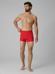 4F Kąpielówki męskie - czerwone L. Czerwone kąpielówki męskie 4f, l, bez wzorów, na fitness i siłownię. Za 69.99 zł.
