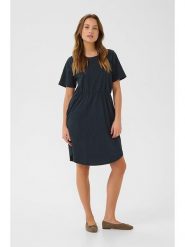 CULTURE Sukienka w kolorze granatowym rozmiar: XXL. Niebieskie sukienki damskie Culture, na co dzień, xxl, bez wzorów, z bawełny, bez kołnierzyka, bez ramiączek, mini, proste. Za 82.99 zł.