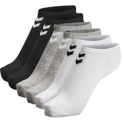 Niskie skarpety Hummel Chevron (x6). Białe skarpetki damskie HUMMEL, bez wzorów, z bawełny. Za 89.00 zł.