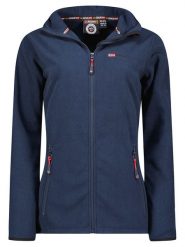 Geographical Norway Kurtka polarowa "Unicia" w kolorze granatowym rozmiar: XXL. Niebieskie kurtki damskie Geographical Norway, xxl, bez wzorów, z polaru, bez kaptura. Za 86.99 zł.