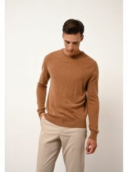Just Cashmere Kaszmirowy sweter "Howard" w kolorze karmelowym rozmiar: L. Brązowe swetry męskie Just Cashmere, l, bez wzorów, z kaszmiru, bez kołnierzyka. Za 480.90 zł.