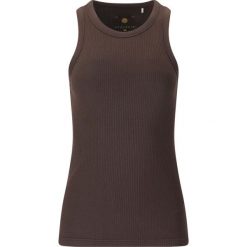 Damski tank top Athlecia Lankae. Brązowe topy damskie Endurance, bez wzorów, bez kołnierzyka. Za 140.00 zł.