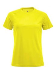 Clique Premium Active-T Women funkcjonalna koszulka. Żółte bluzki sportowe damskie CLIQUE, m, bez kołnierzyka, bez ramiączek. Za 124.79 zł.