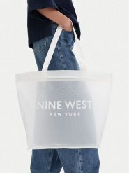 Nine West Torebka CEO-Eloura-LA374-4074 Biały. Białe torebki klasyczne damskie Nine West, bez wzorów, z materiału, bez dodatków. Za 79.99 zł.