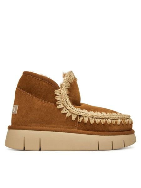 Mou Śniegowce MU.FW531009A Brązowy. Brązowe śniegowce damskie Mou, ze skóry. Za 1,009.00 zł.