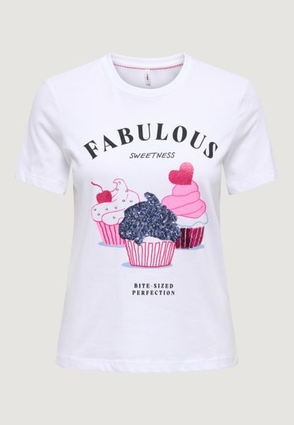 Koszulka crop top Kobieta ONLY Onlkita Life S/S Glam Top Box Jrs. Niebieskie t-shirty damskie Only, m, bez wzorów, z bawełny, bez kołnierzyka. Za 130.30 zł.