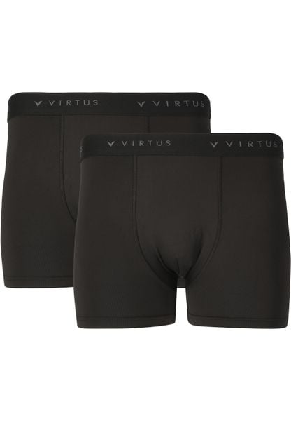 Bokserki Virtus Ontel V2. Czarne bokserki męskie VIRTUS, bez wzorów, z materiału. Za 148.50 zł.