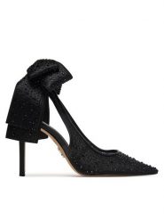 Steve Madden Szpilki Teacup-Mr 11005133 Czarny. Czarne szpilki Steve Madden, bez wzorów, z materiału, bez obcasa. Za 689.99 zł.