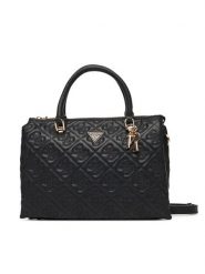 Guess Torebka Adelasia HWQL96 58060 Czarny. Czarne torebki klasyczne damskie Guess, z aplikacjami, ze skóry, bez dodatków. Za 539.99 zł.