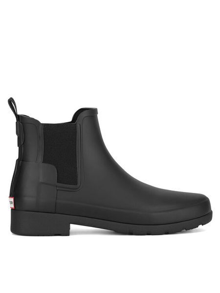 Hunter Kalosze WFS2201RMA Czarny. Czarne kalosze damskie Hunter, bez wzorów, z kauczuku. Za 399.99 zł.