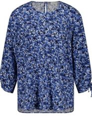 Gerry Weber Bluzka w kolorze niebieskim rozmiar: 48. Niebieskie bluzki damskie Gerry Weber, bez wzorów, z wiskozy, bez kołnierzyka, bez ramiączek. Za 127.65 zł.