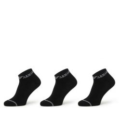 Skarpety krótkie Emporio Armani Underwear. Czarne skarpetki damskie Emporio Armani Underwear, bez wzorów. Za 109.99 zł.