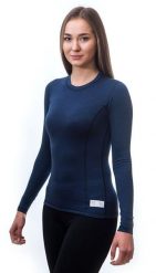 SENSOR Koszulka damska MERINO DF TEE LS WOM deep blu-L. Niebieskie bielizna termoaktywna damska Sensor, l, bez wzorów, z materiału. Za 188.90 zł.