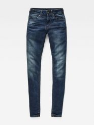 G-Star Dżinsy - Skinny fit - w kolorze granatowym rozmiar: W25/L30. Niebieskie jeansy damskie G-Star. Za 253.54 zł.