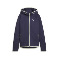 Damska rozpinana bluza Evostripe z kapturem PUMA. Fioletowe bluzy z kapturem damskie Puma. Za 329.00 zł.