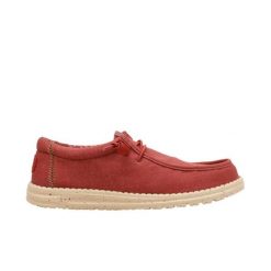 HeyDude Męskie Mokasyny Wally Stretch Canvas. Brązowe mokasyny męskie Hey dude, z materiału. Za 259.00 zł.