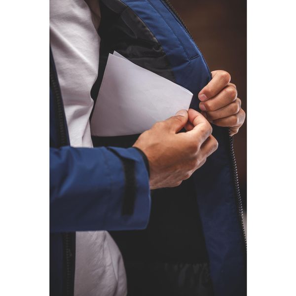 Niebieska kurtka stadionowa Erima Cmpt. Niebieskie kurtki męskie Erima, m, bez wzorów, z polaru, bez kaptura. Za 480.99 zł.