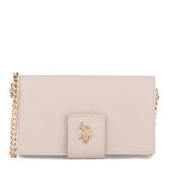 Torebka U.S. Polo Assn. Brązowe listonoszki damskie U.S. Polo Assn., bez wzorów, bez dodatków. Za 132.99 zł.