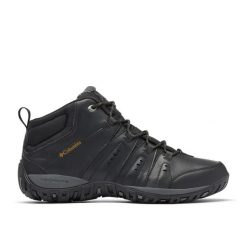 Columbia Buty Woodburn Ii 2105171010. Czarne buty trekkingowe męskie Columbia, bez zapięcia, trekkingowe. Za 384.96 zł.