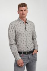 Koszula męska ze wzorem Hansen-W JOOP! JEANS. Koszule męskie Joop! Jeans, l, bez wzorów, z jeansu, bez kołnierzyka, bez ramiączek. W wyprzedaży za 419.30 zł.