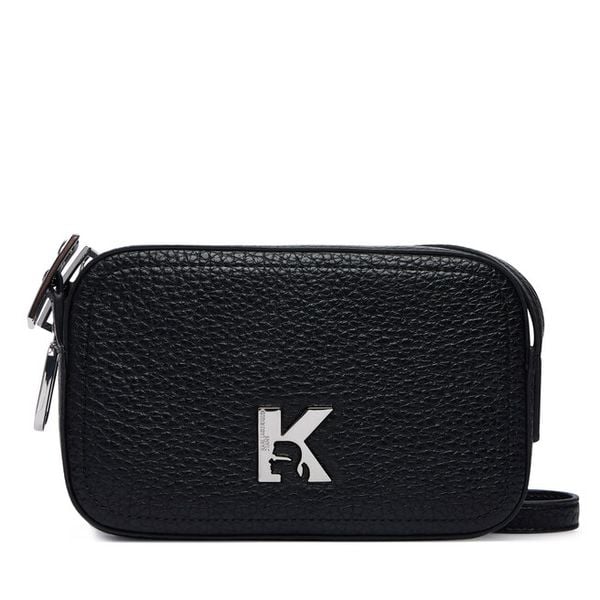 Torebka Karl Lagerfeld Jeans. Czarne listonoszki damskie Karl Lagerfeld Jeans, bez wzorów, z jeansu, bez dodatków. Za 529.99 zł.