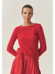 TATUUM Sweter w kolorze czerwonym rozmiar: XS. Czerwone swetry klasyczne damskie Tatuum, xs, z kaszmiru, bez kołnierzyka. Za 314.95 zł.