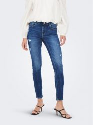 ONLY Jeansy 15259128 Niebieski Skinny Fit. Niebieskie jeansy damskie Only. Za 89.99 zł.