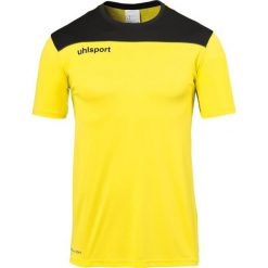 Koszulka Uhlsport Offense 23 Poly. Czarne t-shirty sportowe męskie UHLSPORT, m, bez ramiączek, na fitness i siłownię. Za 117.00 zł.