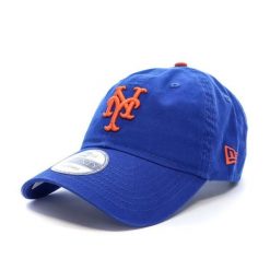 Czapka z daszkiem New Era New York Mets MLB Core Classic 2.0. Niebieskie czapki męskie New Era, bez wzorów, z bawełny. Za 167.50 zł.