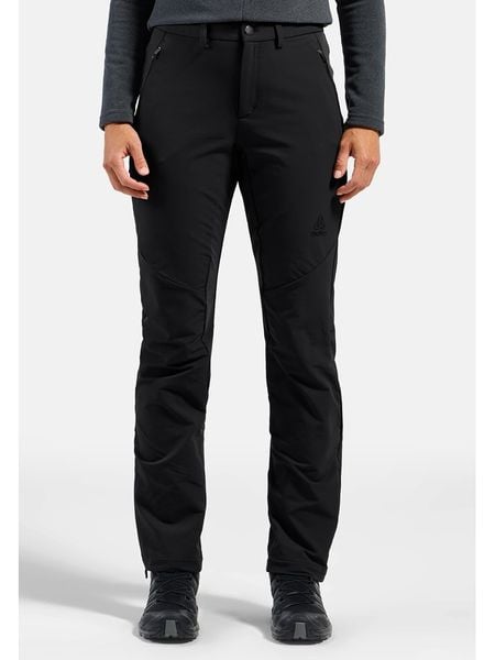 Odlo Spodnie funkcyjne "Ascent" w kolorze czarnym rozmiar: 40. Czarne spodnie dresowe damskie Odlo, ze skóry, outdoorowe. Za 270.39 zł.