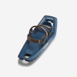 Rakiety śnieżne duża rama Quechua Easy SH100 mountain - L. Brązowe obuwie trekkingowe damskie QUECHUA, na zimę. Za 249.99 zł.