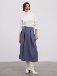 BGN Spódnica w kolorze niebieskim rozmiar: 36. Niebieskie spódniczki damskie BGN, bez wzorów, maxi, proste. Za 139.87 zł.