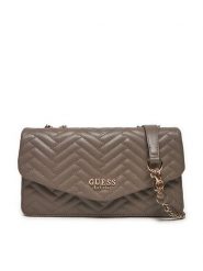 Guess Torebka HWQG95 08210 Brązowy. Brązowe torebki klasyczne damskie Guess, z aplikacjami, ze skóry, bez dodatków. Za 319.99 zł.