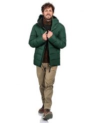 Schöffel Kurtka zimowa "Boslix" w kolorze ciemnozielonym rozmiar: 54. Zielone kurtki męskie Schöffel, na zimę, bez wzorów, bez kaptura. Za 331.46 zł.