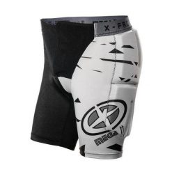Spodenki ochronne rowerowe unisex X-Factor Mega II. Brązowe szorty męskie X-Factor, na lato, bez wzorów. Za 299.00 zł.