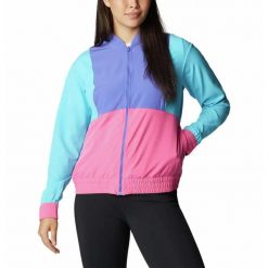 Columbia Kurtka Hike 2033562656. Niebieskie kurtki damskie Columbia, bez wzorów, bez kaptura. Za 160.99 zł.