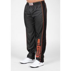 Wallace Mesh Spodnie - Szary/Pomarańczowy. Brązowe spodnie sportowe męskie GORILLA WEAR, z meshu. Za 212.00 zł.