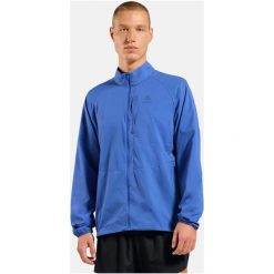 Kurtka męska ODLO Jacket ZEROWEIGHT. Niebieskie kurtki męskie Odlo, m, bez wzorów, sportowe, bez kaptura. Za 549.99 zł.