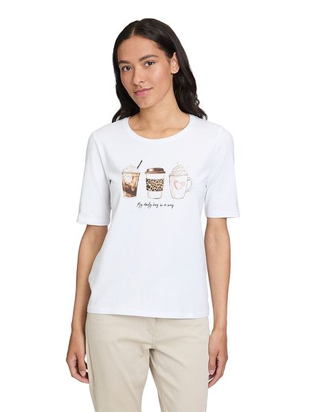 Betty Barclay Koszulka w kolorze granatowym rozmiar: 40. Białe t-shirty damskie Betty Barclay, bez wzorów, bez kołnierzyka. Za 49.95 zł.