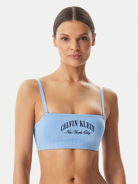 Calvin Klein Underwear Biustonosz top LV00QF8710 Niebieski. Niebieskie biustonosze Calvin Klein Underwear, m, bez wzorów, z bawełny, bez kołnierzyka. Za 152.99 zł.
