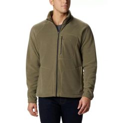 Bluza polarowa turystyczna męska Columbia Fast Trek II FZ. Zielone bluzy bez kaptura męskie Columbia, m, z polaru. Za 259.00 zł.