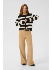 CULTURE Wełniany kardigan w kolorze czarno-białym rozmiar: XXL. Czarne kardigany damskie Culture, xxl, bez wzorów, z kaszmiru. Za 208.99 zł.