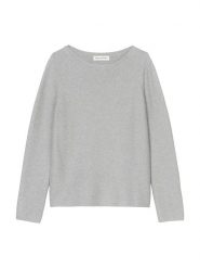Marc O´Polo Sweter w kolorze szarym rozmiar: XL. Szare swetry klasyczne damskie xl, z bawełny, bez kołnierzyka. Za 245.96 zł.
