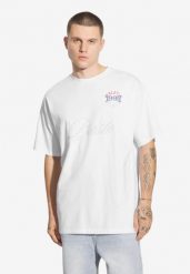Koszulka sportowa męska Prosto Football z krótkim rękawem. Białe t-shirty sportowe męskie Prosto., l, z bawełny, bez ramiączek, do piłki nożnej. Za 67.99 zł.