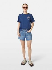 Scotch & Soda Koszulka w kolorze niebieskim rozmiar: XS. Niebieskie bluzki damskie Scotch & Soda, xs, bez wzorów, z bawełny, bez kołnierzyka. Za 56.79 zł.