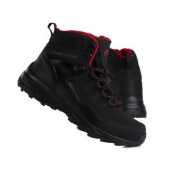 Buty męskie wysokie zimowe sportowe DK NORIS. Czarne buty sportowe na co dzień męskie DK, na zimę, bez zapięcia. Za 179.00 zł.